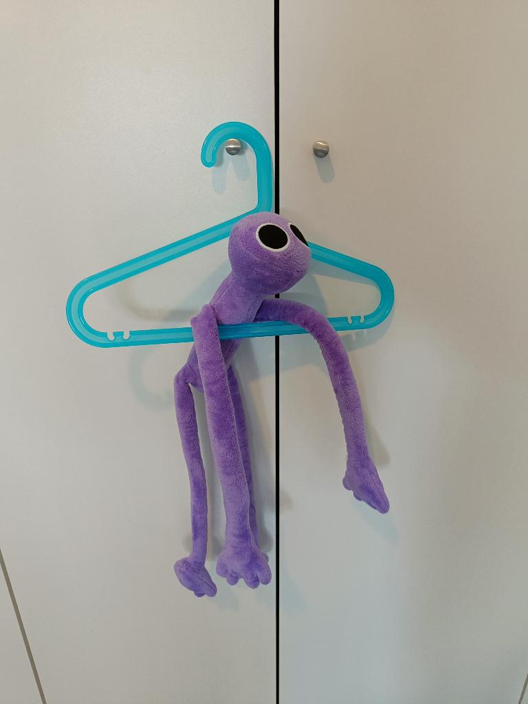 Purple van Rainbow Friends knuffel, Paars, Overige typen, Ophalen of Verzenden, Zo goed als nieuw