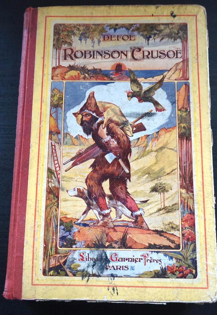 De avonturen van Robinson Crusoe - geïllustreerde editie, Antiek en Kunst, Antiek | Boeken en Manuscripten, Ophalen of Verzenden