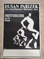 Affiche van Dušan Pařízek, pantomimeshow uit 1971, Ophalen
