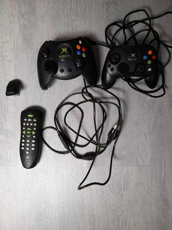 Xbox classic  remote en ontvanger, Games en Spelcomputers, Spelcomputers | Xbox | Accessoires, Gebruikt, Xbox Original, Controller
