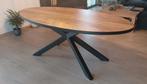 Tafel te koop, Huis en Inrichting, Tafels | Eettafels, Ophalen, 100 tot 150 cm, Old Teak, Teakhout