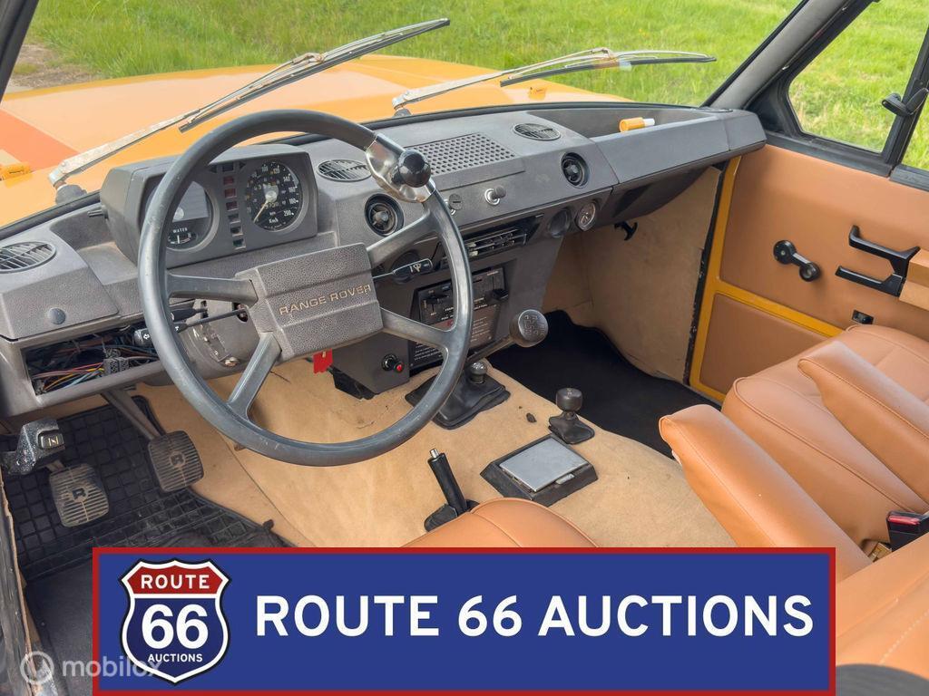 Range Rover Classic Early A-Series 2-Door | 1971 | Route 66, Auto's, Land Rover, Zwart, Bedrijf, Handgeschakeld