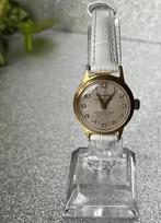 Montre Caravelle vintage mécanique, années 60, Montre-bracelet, Autres marques, Enlèvement ou Envoi, Cuir