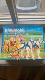 Playmobil koets met paarden, Ophalen of Verzenden, Gebruikt, Complete set