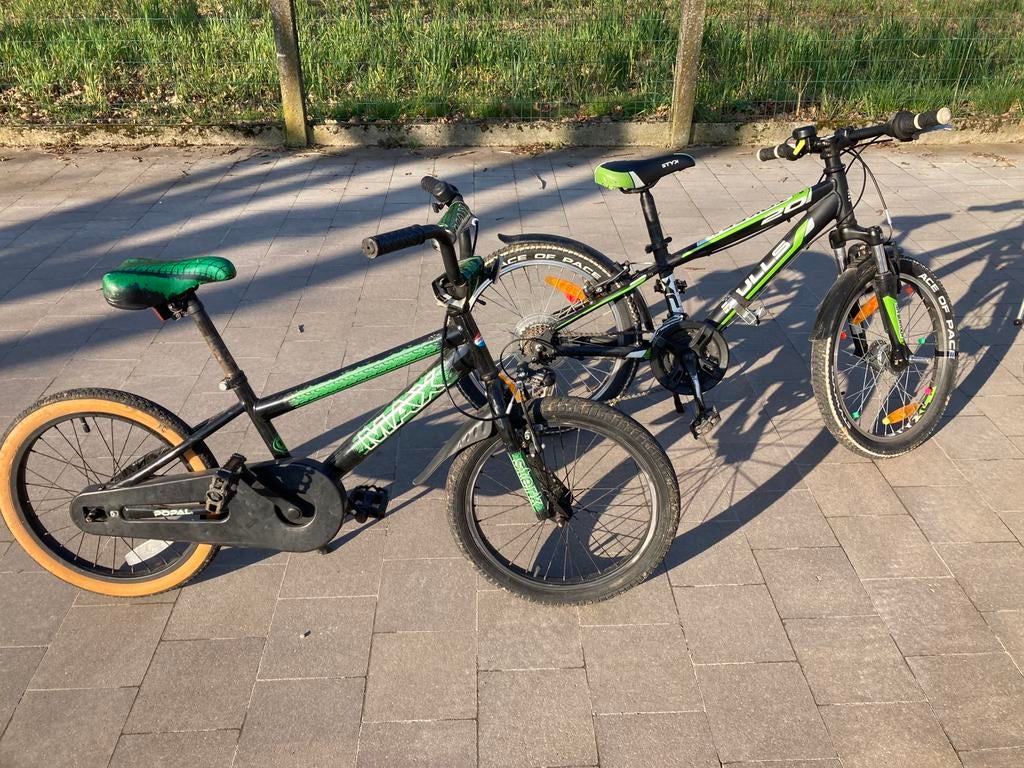 2 jongensfietsen 20”, Ophalen, Zo goed als nieuw, 20 inch