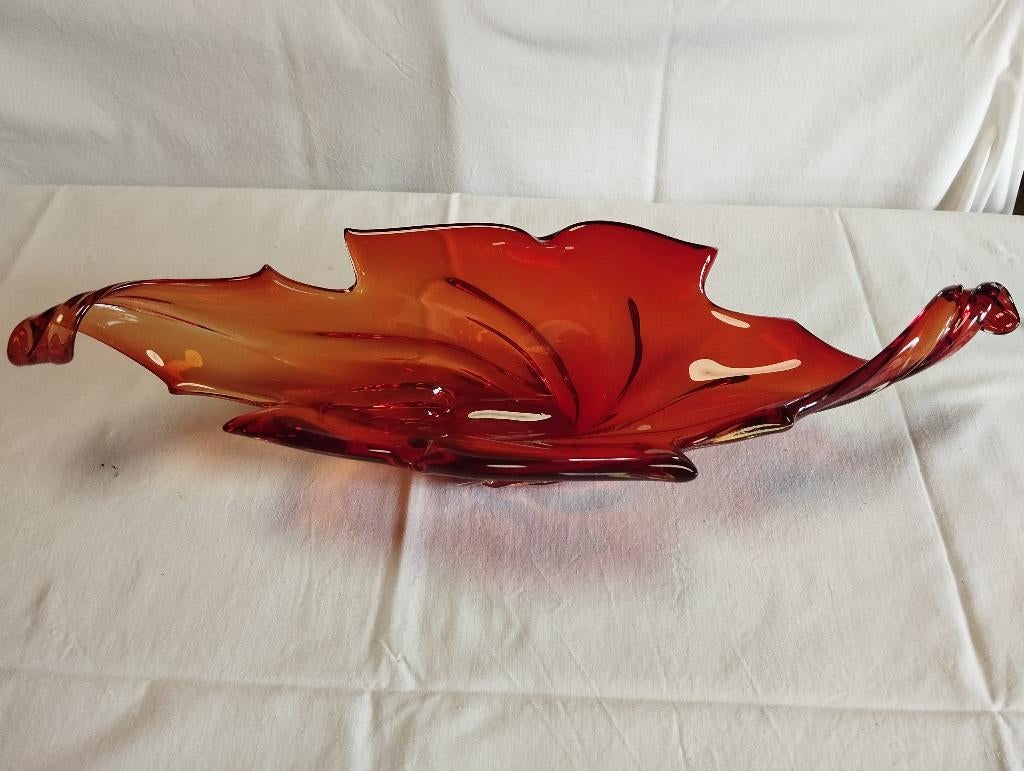  Centre de table en verre de Murano  Vintage, Antiquités & Art, Enlèvement