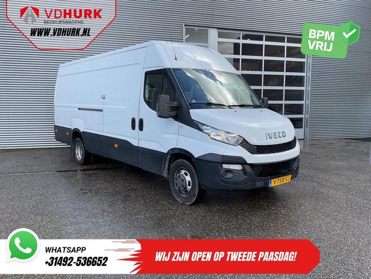 Iveco Daily 35C13V 2.3 L4H3 EXPORT Dubbel Lucht/ 3.5t Trekve, Auto's, Bestelwagens en Lichte vracht, Bedrijf, ABS, Centrale vergrendeling