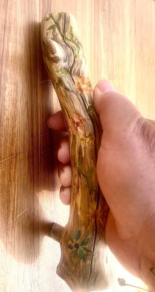 Handgemaakte handgrepen van ebel hout - Handgemaakte elegant, Ophalen of Verzenden, Nieuw