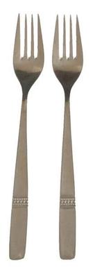 Ensemble de 2 fourchettes de table WMF Cromargan Lubeck 19,4, Envoi, Comme neuf, Inox ou Chrome, Ensemble de couverts