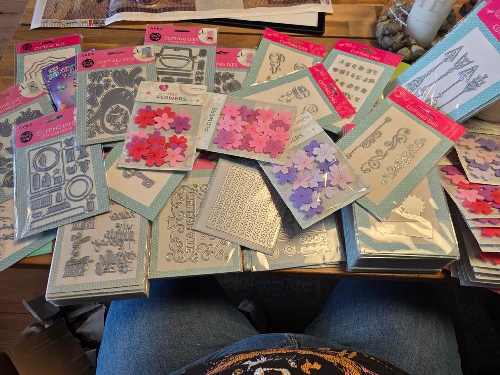 179 cutting dies partij pakket, Ophalen of Verzenden