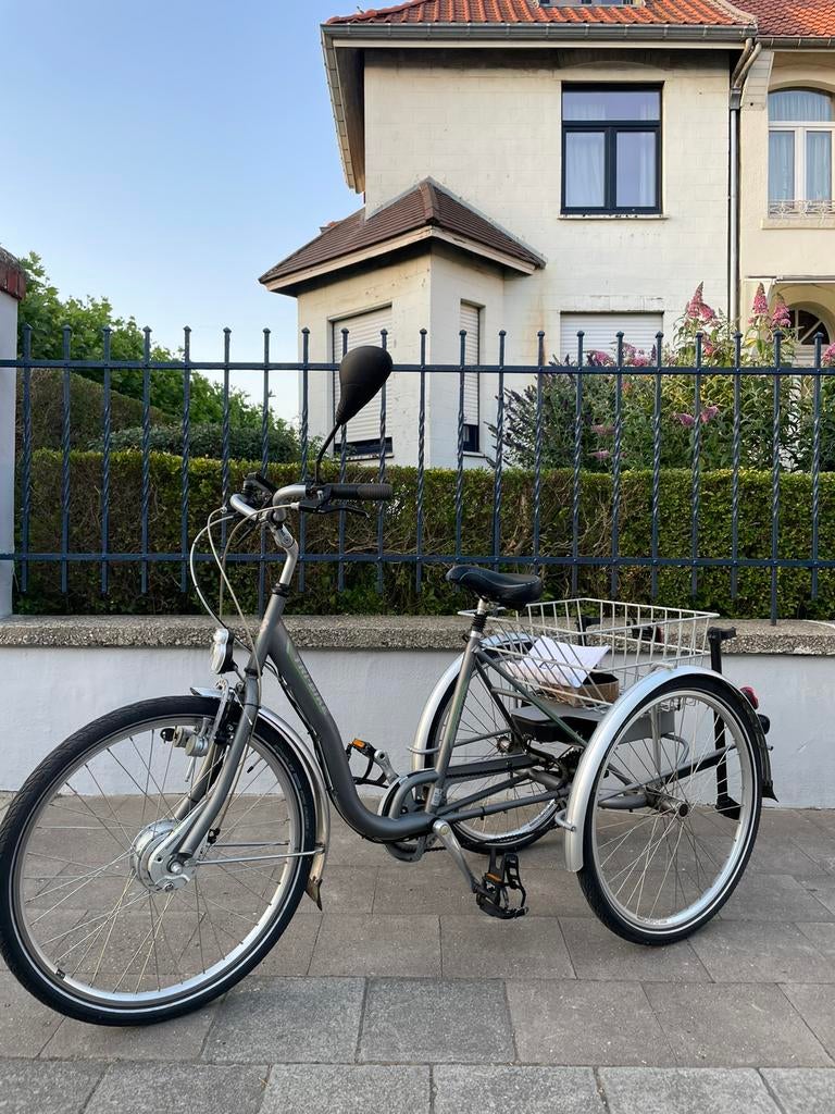 Tri-Bike elektrische driewieler ondersteuning, nieuwstaat, Ophalen of Verzenden, Zo goed als nieuw, Elektrische rolstoel