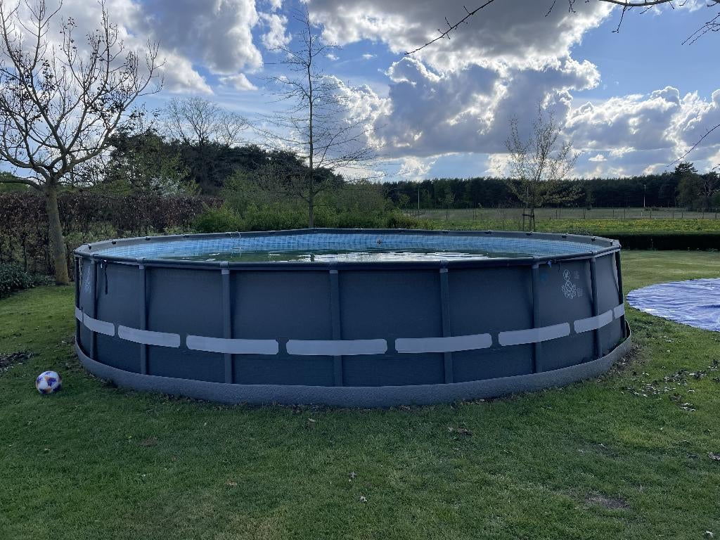 Intex XTR Zwembad rond, Tuin en Terras, Zwembaden, Gebruikt, Opzetzwembad, 120 cm of meer, 400 cm of meer, 300 cm of meer, Rond