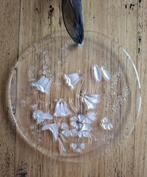 Glazen raamhanger met bloemen / klokjes en klaver, Ophalen of Verzenden