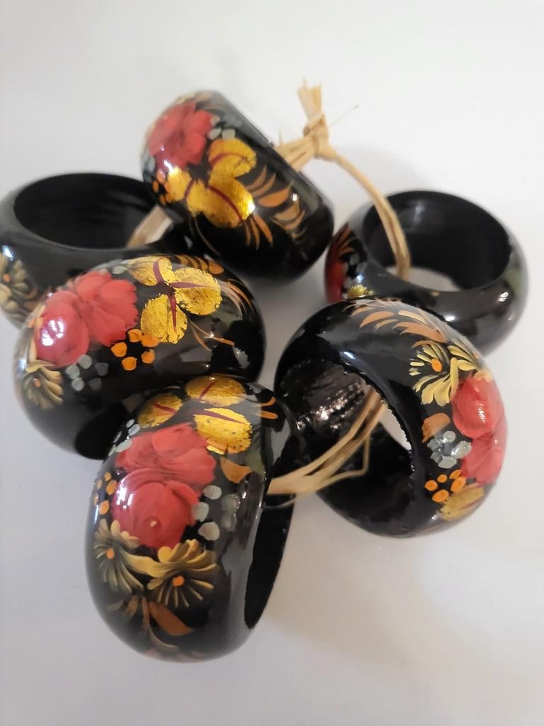 6 mooie servetringen, Huis en Inrichting, Ophalen of Verzenden