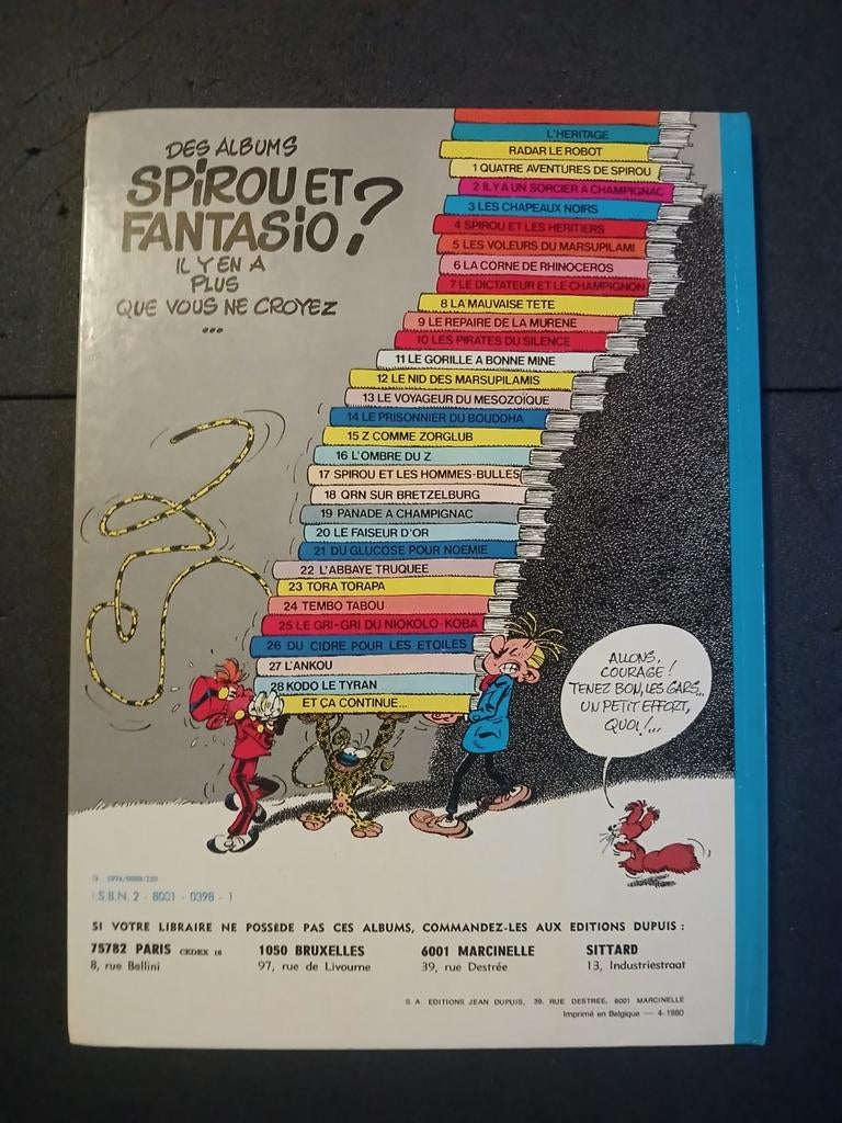 Bd spirou et fantasio 25, Livres, Enlèvement ou Envoi