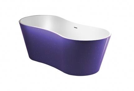 Best Design Vrijstaand bad Color Purplecub 174x77cm paars, Huis en Inrichting, Zitzakken, Nieuw, Paars, Ophalen of Verzenden