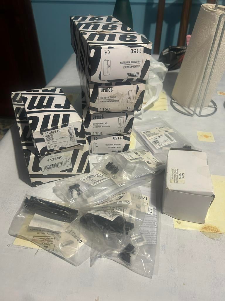 Kit complet parlophone URMET, Maison & Meubles, Sonnettes, Enlèvement, Comme neuf