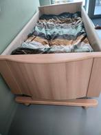 hoog laag bed, 90 cm, Beige, Enlèvement, Utilisé