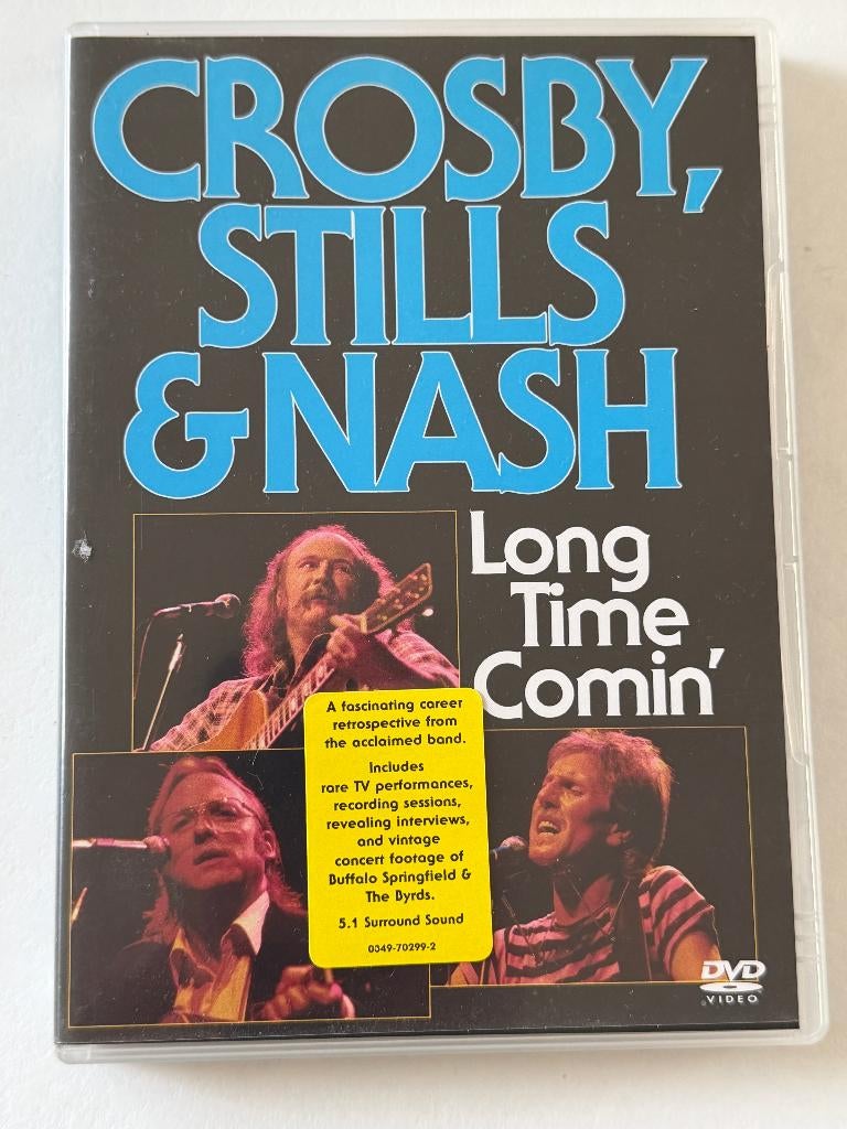 Crosby, Stills & Nash – Long Time Comin' (DVD), Alle leeftijden, Ophalen of Verzenden, Gebruikt, Muziek en Concerten