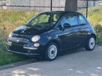 fiat 500 1.2 benzine 2012 72000km met panoramishe opendak, Voorwielaandrijving, Stof, 1242 cc, Zwart