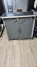 luxe schuine campingkast, Ophalen, Gebruikt, Campingkast