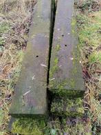 6 treinbielzen, Tuin en Terras, Bielzen en Borduren, Ophalen, Hout