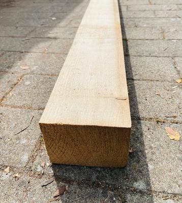 Stevige houten balken 220 cm lang 9,5cm x 7,5 cm beschikbaar voor biedingen
