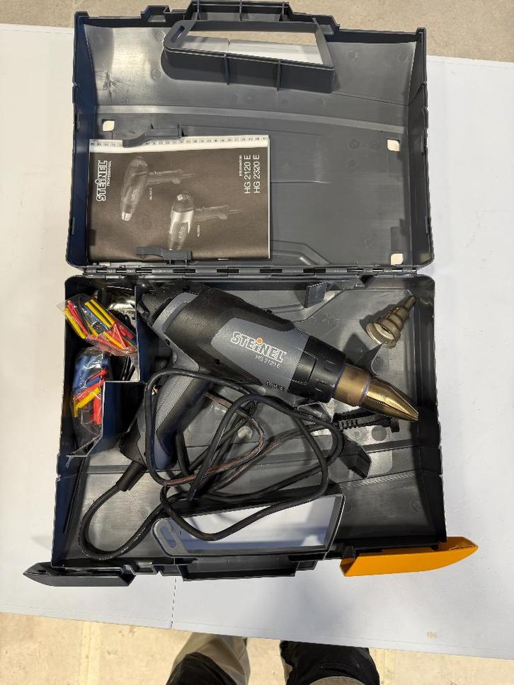 Steinel Professional HG 2120 E heteluchtpistool 2200W, Doe-het-zelf en Bouw, Gereedschap | Handgereedschap, Zo goed als nieuw