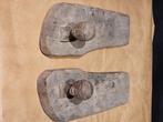 Antieke houten sandalen herenschoenen, Ophalen of Verzenden