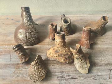 Baardman fragmenten 17e eeuws (9) beschikbaar voor biedingen