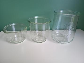 Potten, deksels Weck "Rundrand Glas 100" beschikbaar voor biedingen