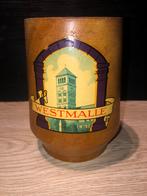 Houten pot WESTMALLE decalco, Ophalen of Verzenden, Gebruikt