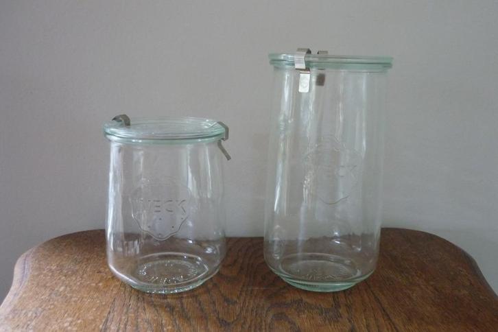 WECK inmaakbokalen, Huis en Inrichting, Keuken | Potten en Pannen, Zo goed als nieuw, Pot, Bus of Blik, Glas, Ophalen