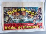 Ancienne affiche de cinéma Coulez le Bismarck, Autres sujets/thèmes, Utilisé, Enlèvement ou Envoi, Rectangulaire horizontal