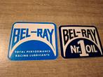 Lot stickers motor olie oil Bel Ray racing olie, Verzamelen, Ophalen of Verzenden, Zo goed als nieuw, Merk