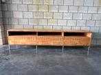 TV-meubel en salontafel, Huis en Inrichting, Kasten |Televisiemeubels, Ophalen, Gebruikt, Teakhout, 200 cm of meer