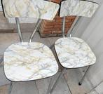 2 keukenstoelen uit de jaren 80, Ophalen, Gebruikt, Twee, Wit