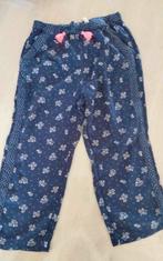 pantalon bleu / fleurs taille 116 H & M, Enfants & Bébés, H&m, Comme neuf, Fille, Enlèvement ou Envoi