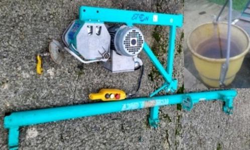Monte charge 200 Kg + benne + goulottes + bâche, Doe-het-zelf en Bouw, Overige Doe-Het-Zelf en Bouw, Ophalen