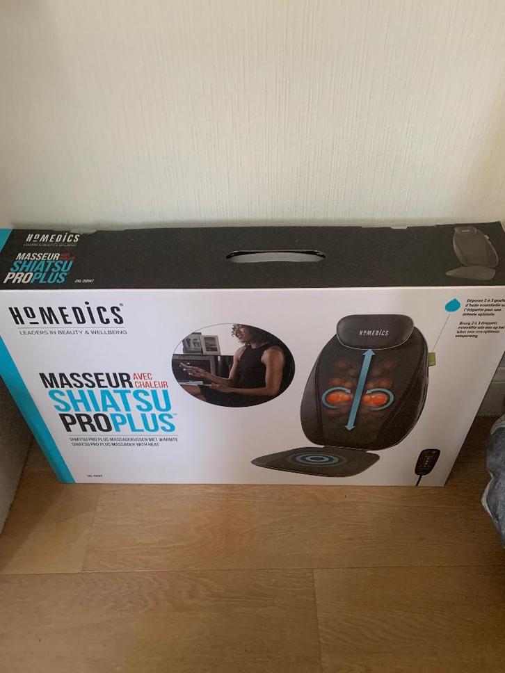 Massage stoel NIEUW HOMEDICS HM CKL-200, Sports & Fitness, Produits de massage, Neuf, Chaise de massage ou Coussin, Enlèvement