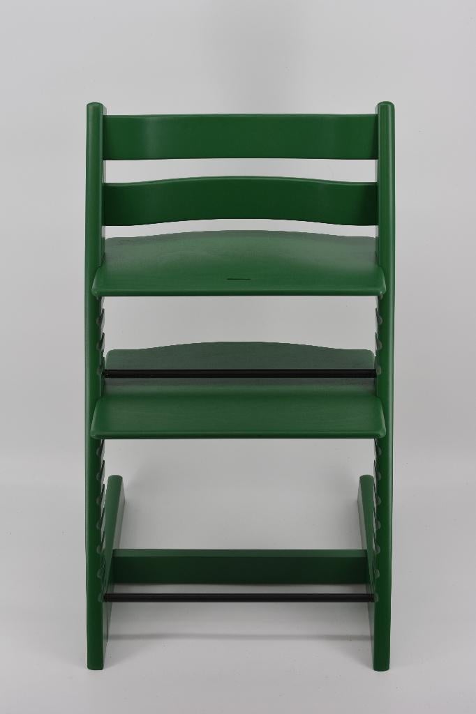 Stokke Tripp Trapp Forrest Green – Refurbished model, Kinderen en Baby's, Kinderstoelen, Zo goed als nieuw, Meegroeistoel, Aanschuifbaar