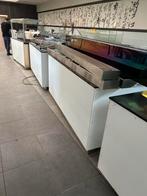 Comptoir bain marie + frigo, Huis en Inrichting, Ophalen, Gebruikt
