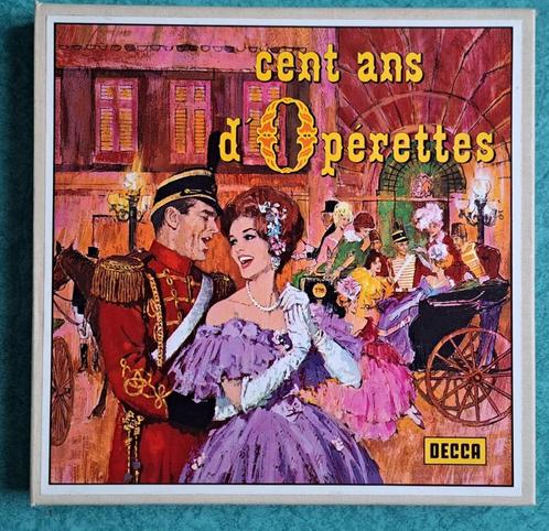 Coffret 10 vinyles 33 tours « Cent ans d’opérette », CD & DVD, Vinyles | Classique, Utilisé, Du modernisme à nos jours, Opéra ou Opérette