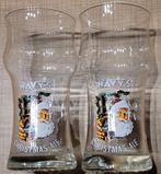 *vintage* bierglazen: Navy's Christmas Ale, Verzamelen, Ophalen of Verzenden, Zo goed als nieuw, Glas of Glazen, Overige merken
