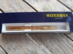 WATERMAN plaqué or stylo bille ,état mint, Collections, Stylos, Comme neuf, Enlèvement ou Envoi, Waterman, Stylo