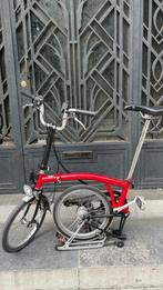 Brompton rode M6RN bagagedrager met 6 versnellingen, Fietsen en Brommers, Ophalen, Brompton, 14 tot 16 inch, Versnellingen