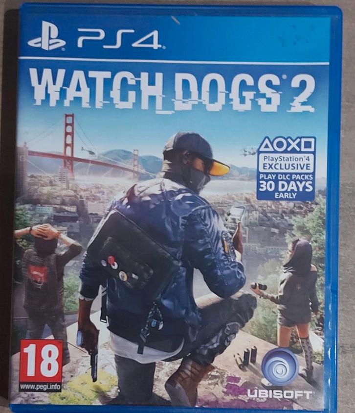 Watch Dogs 2, PS4, Games en Spelcomputers, Games | Sony PlayStation 4, Overige genres, Vanaf 18 jaar, Online, Ophalen