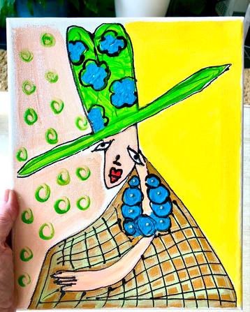  Acryl op doek 2023 Collectie „Les Nanas” beschikbaar voor biedingen
