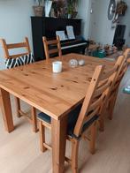 Table à manger extensible 4/8p SUPER AFFAIRE, Maison & Meubles, Tables | Tables à manger, Enlèvement, Utilisé, 50 à 100 cm, Chêne