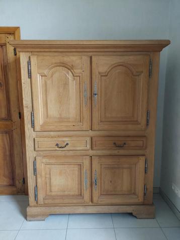 Meuble salle à manger (buffet haut, dressoir) chêne massif